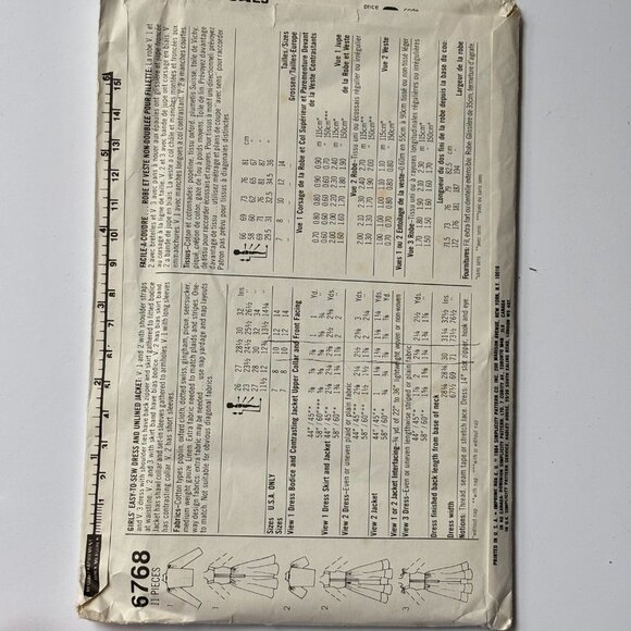 Simplicity pattern 6768 - Picture 2 of 2